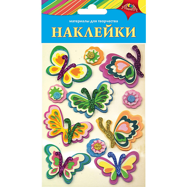 

Наклейки Апплика "Ассорти" Цветочки и бабочки 2