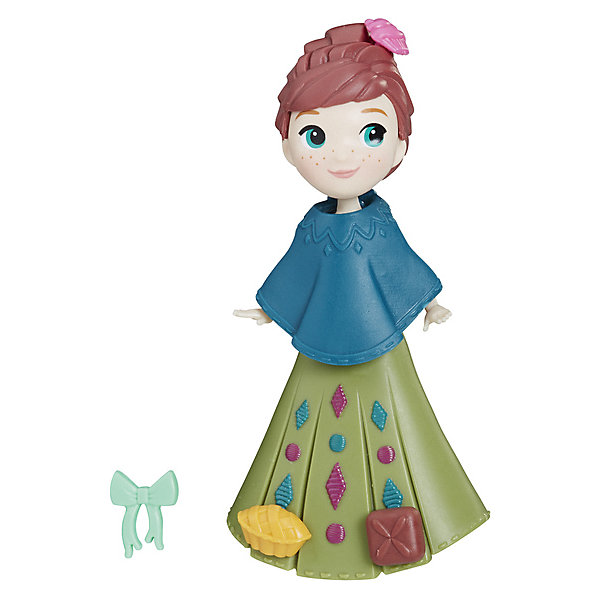 

Мини-кукла Disney Princess "Холодное сердце", Анна в зелёном платье, Разноцветный