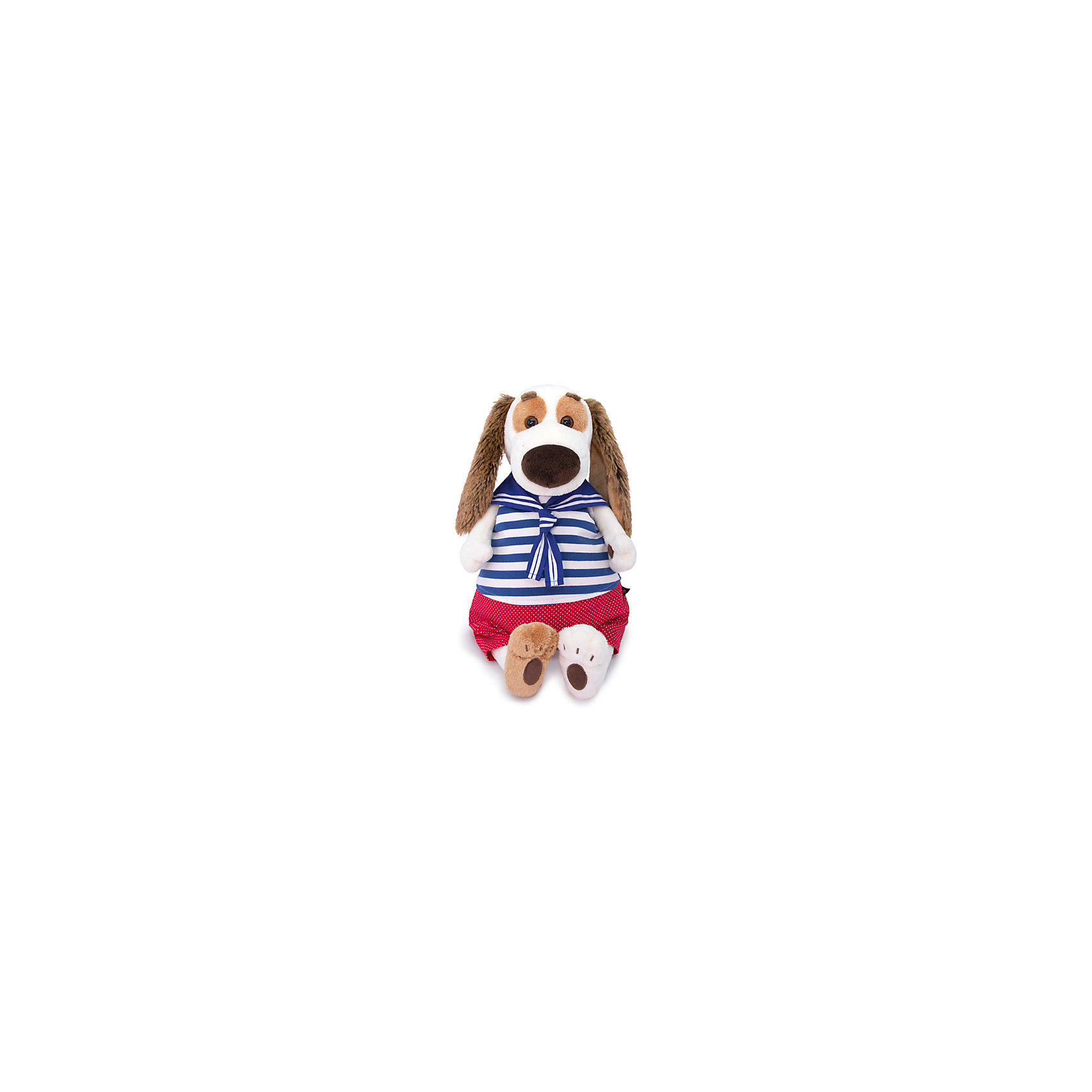 Мягкая игрушка Собака Бартоломей в морском костюме, 27см Budi Basa 12342594