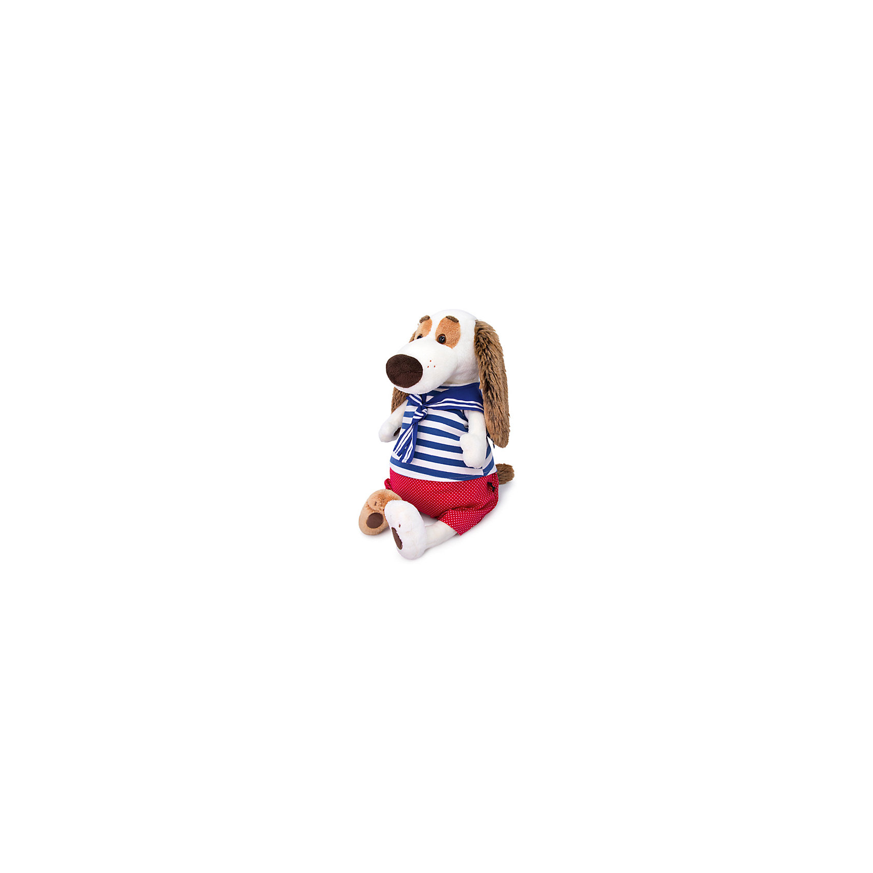 Мягкая игрушка Собака Бартоломей в морском костюме, 27см Budi Basa 12342594