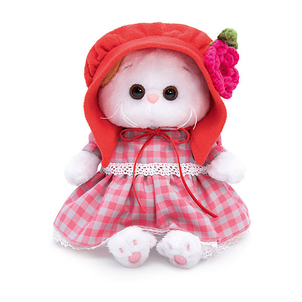 

Мягкая игрушка Budi Basa Кошечка Ли-Ли Baby в красной шапочке, 20 см, Белый