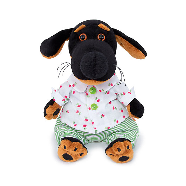 

Мягкая игрушка Budi Basa Собака Ваксон Baby в рубашке и трусах, 20 см, Черный