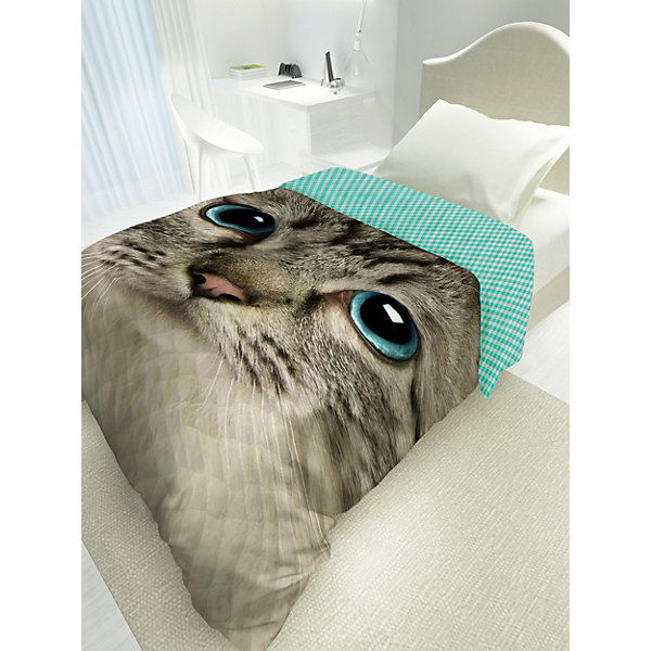 

Покрывало стеганое 4 YOU Cute Cat, Желтый