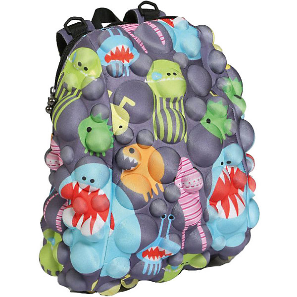 

Рюкзак MadPax Bubble Half Monsters on Grrray, серый, Рюкзак MadPax Bubble Half Monsters on Grrray,