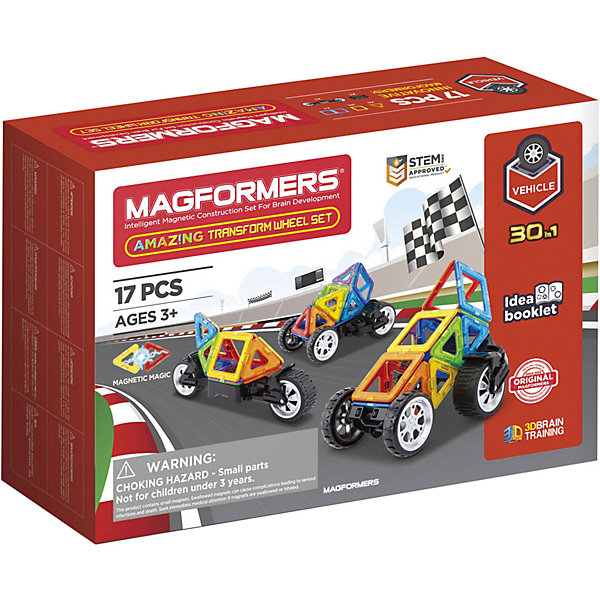 

Магнитный конструктор MAGFORMERS Amazing Transform Wheel Set