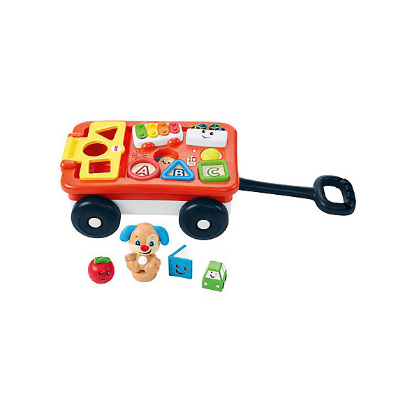 

Игрушка интерактивная Fisher-price Музыкальная тележка Ученого Щенка, Разноцветный, Игрушка интерактивная Fisher-price Музыкальная тележка Ученого Щенка