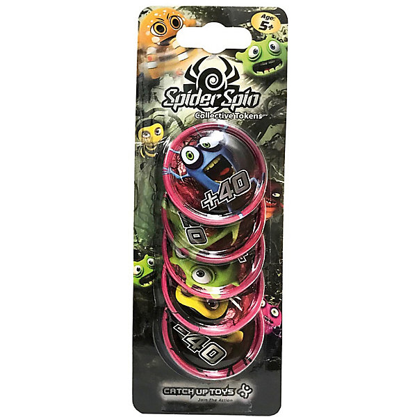 

Жетоны CATCHUP Spider Spin. Collective Tokens, pink