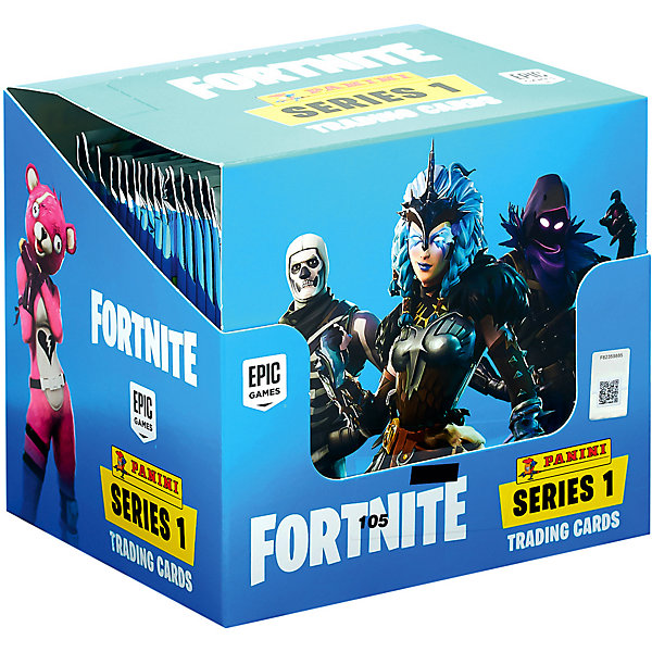 фото Бокс с карточками panini fortnite, 48 пакетиков