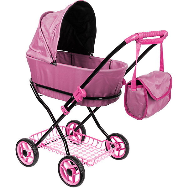 

Коляска для кукол Buggy Boom Mixy, розовая, Розовый