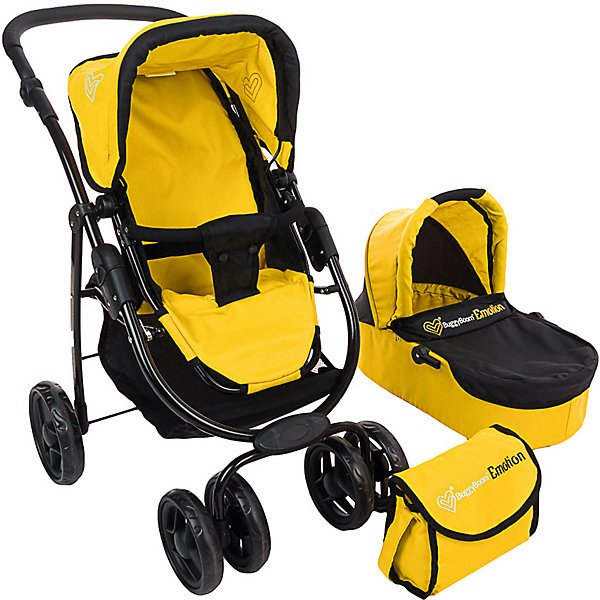 

Коляска-трансформер для кукол Buggy Boom Amidea, желтая, Желтый