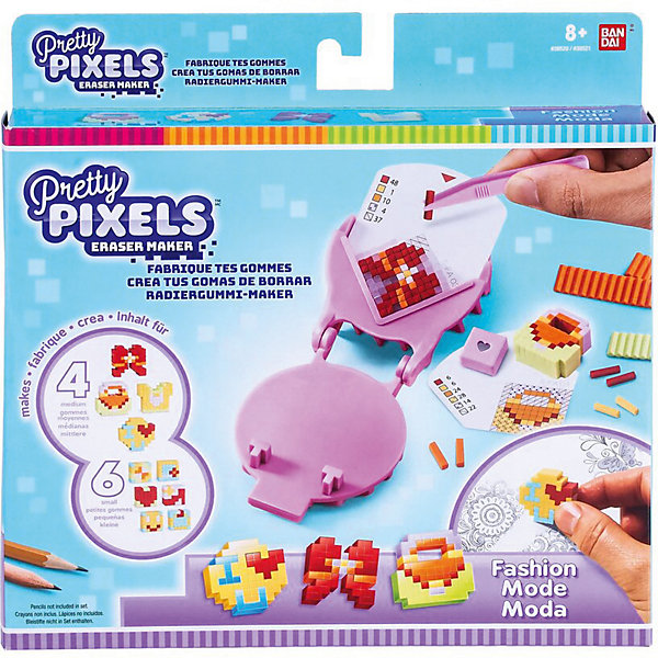 

Набор для создания ластиков Pretty Pixels Eraser Maker "Любимые увлечения"