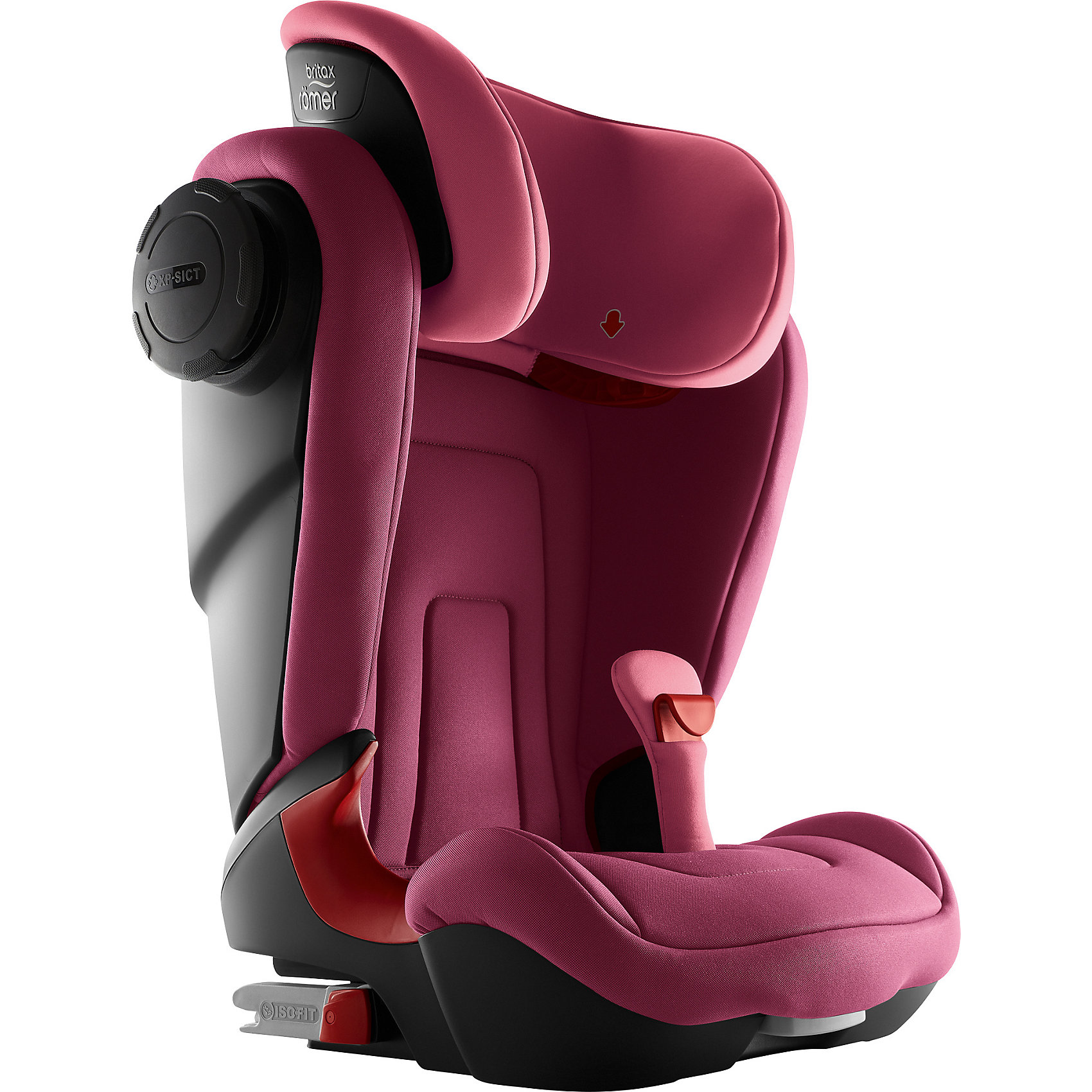 фото Детское автокресло kidfix2 s wine rose trendline britax römer