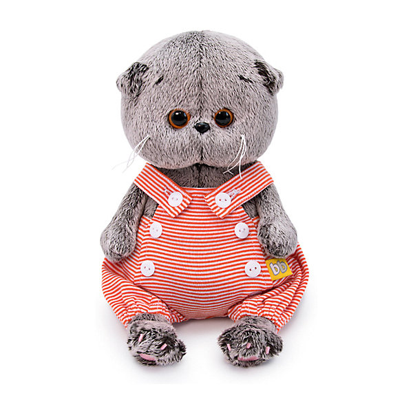 

Мягкая игрушка Budi Basa Кот Басик BABY в песочнике, 20 см, Коричневый