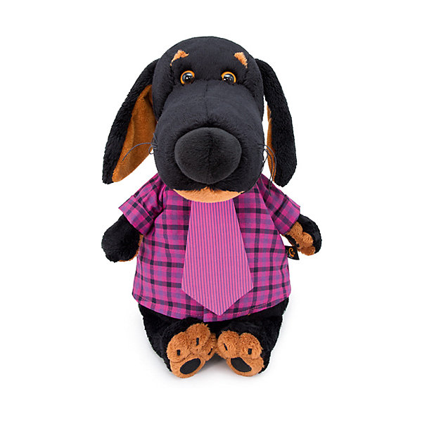 Мягкая игрушка Собака Ваксон в рубашке и галстуке, 25 см Budi Basa 12408936