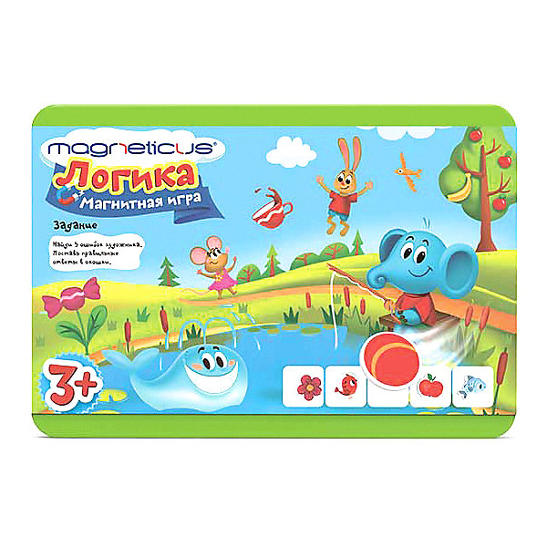 

Игровой набор MAGNETICUS "Логика" (металлическая коробка)
