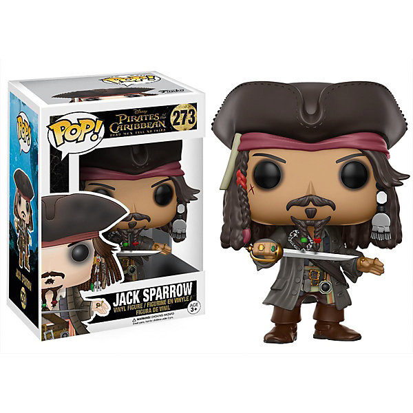 

Фигурка Funko POP! Vinyl: Disney "Пираты Карибского моря 5" Джэк Воробей, 12803