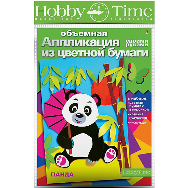 

Объемная аппликация HOBBY TIME "Панда" из цветной бумаги