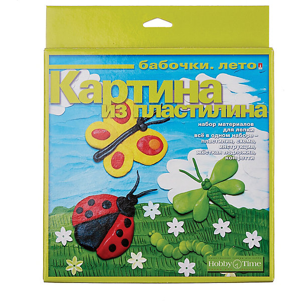 

Набор для творчества HOBBY TIME "Картина из пластилина. Бабочки. Лето" №3