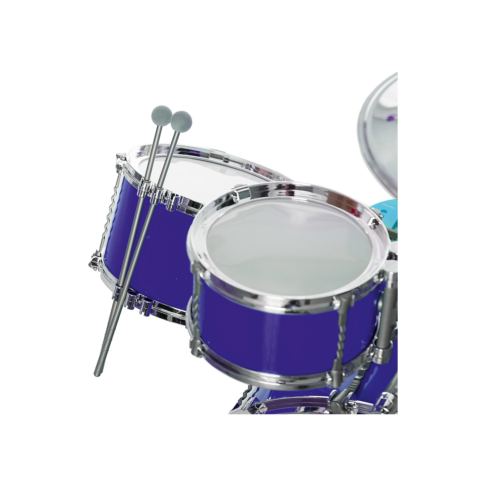 фото Набор музыкальных инструментов junfra "барабаны", синий Junfa toys
