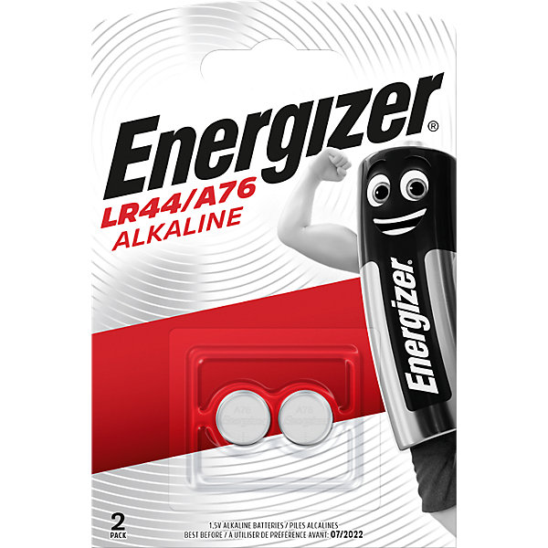 Батарейка алкалиновая "Alkaline", тип LR44, 1 шт Energizer 12470433