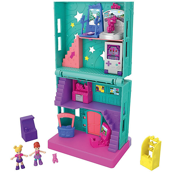 

Игровой набор Polly Pocket "Полливиль" Игровая комната, Разноцветный, Игровой набор Polly Pocket "Полливиль" Игровая комната