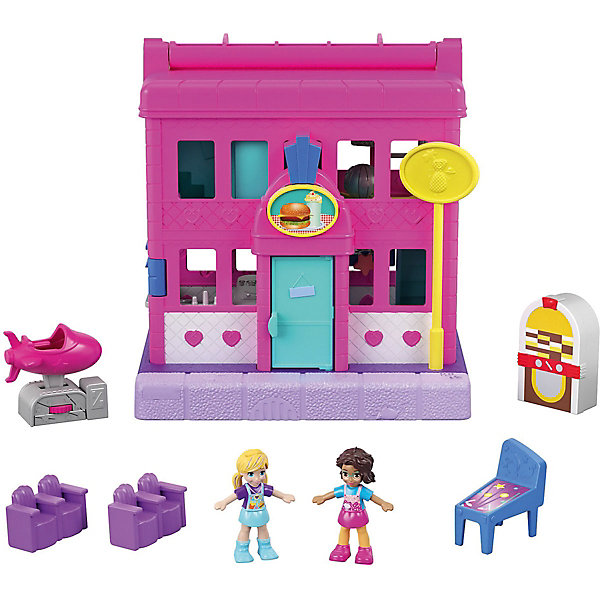 

Игровой набор Polly Pocket "Полливиль" Закусочная, Разноцветный, Игровой набор Polly Pocket "Полливиль" Закусочная