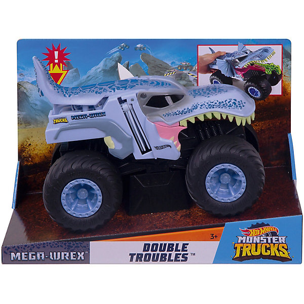

Машинка-трансформер Hot Wheels Monster Trucks Мега Рекс, Разноцветный, Машинка-трансформер Hot Wheels Monster Trucks Мега Рекс