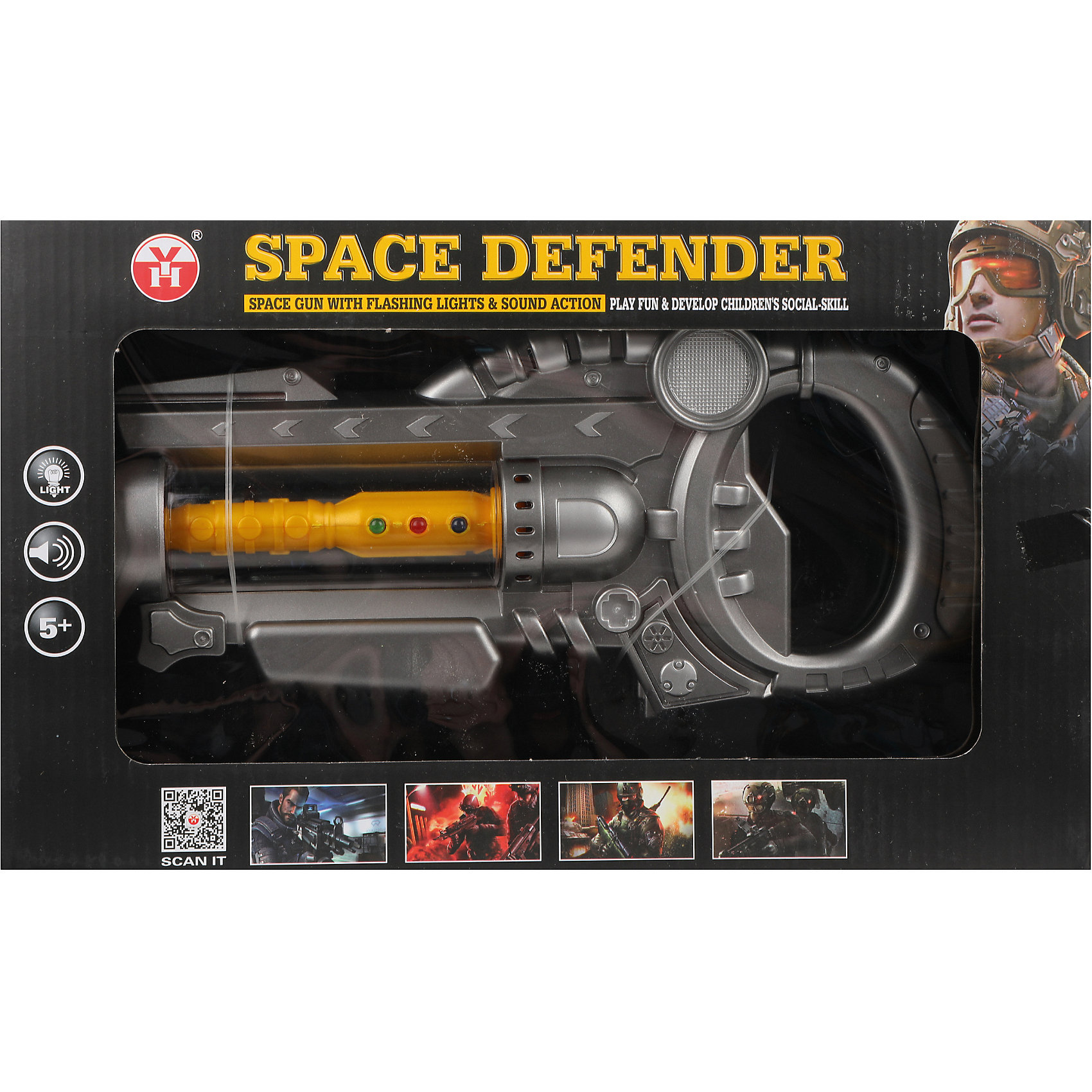 фото Бластер Наша Игрушка Space Defender, свет, звук