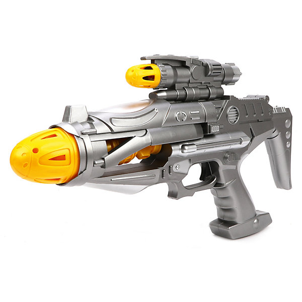 

Бластер Наша Игрушка Space Defender, свет, звук, Серый