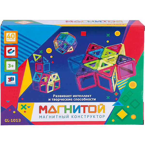 

Магнитный конструктор "Магнитой", Звезда, 40 деталей
