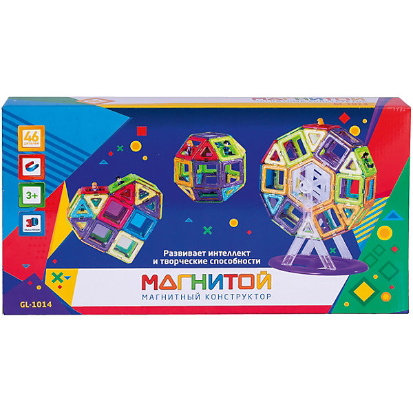 

Магнитный конструктор "Магнитой", Колесо обозрения, 46 деталей