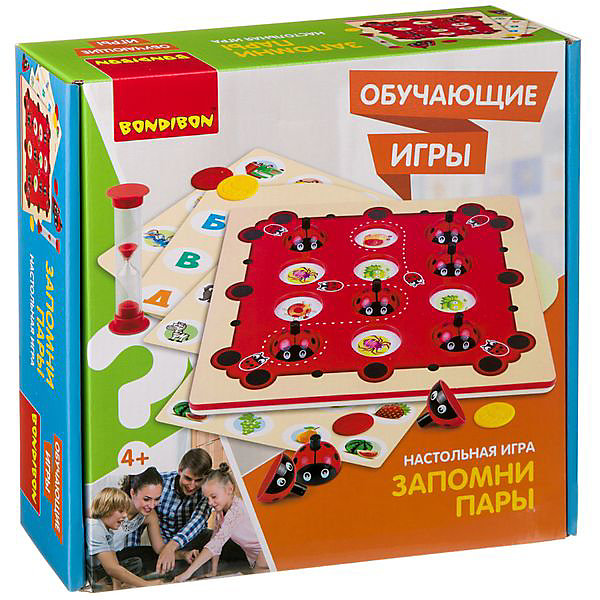 

Настольная игра Bondibon "Запомни пары, Настольная игра Bondibon "Запомни пары"