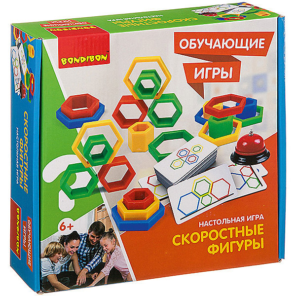 

Настольная игра Bondibon "Скоростные фигуры, Настольная игра Bondibon "Скоростные фигуры"