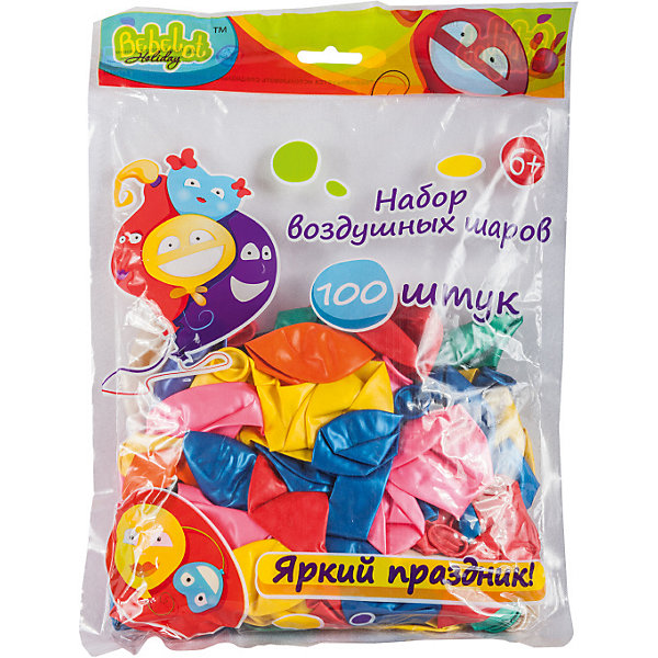 

Набор воздушных шаров Bebelot Holiday 20 см, 100 шт