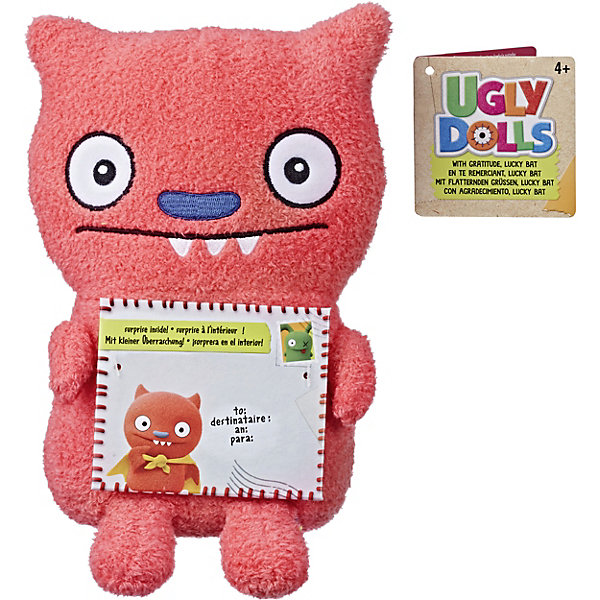 

Мягкая игрушка Ugly Dolls С благодарностью Счастивчик Бэт, 11 см, Розовый, Мягкая игрушка Ugly Dolls С благодарностью Счастивчик Бэт, 11 см
