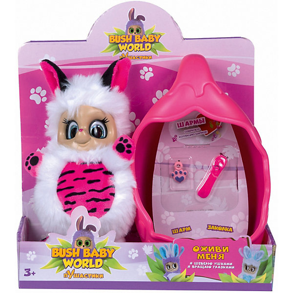 

Интерактивная игрушка Bush baby world "Тигренок Тилли", 20 см, Разноцветный