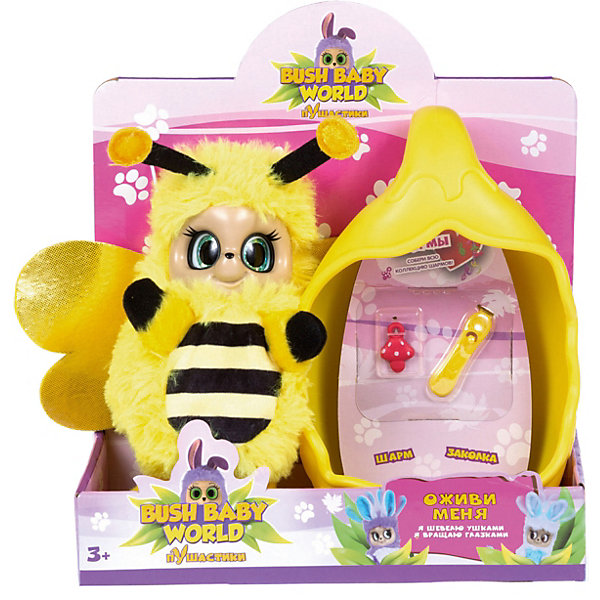 

Интерактивная игрушка Bush baby world "Пчелка Бри", 20 см, Разноцветный, Интерактивная игрушка Bush baby world "Пчелка Бри", 20 см