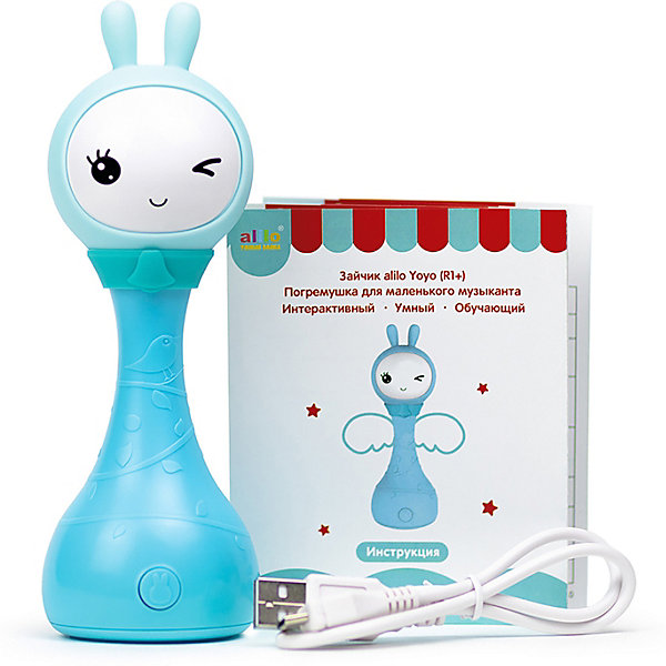 

Медиаплеер Alilo Умный зайка R1+Yoyo, синий, Atlantikblau