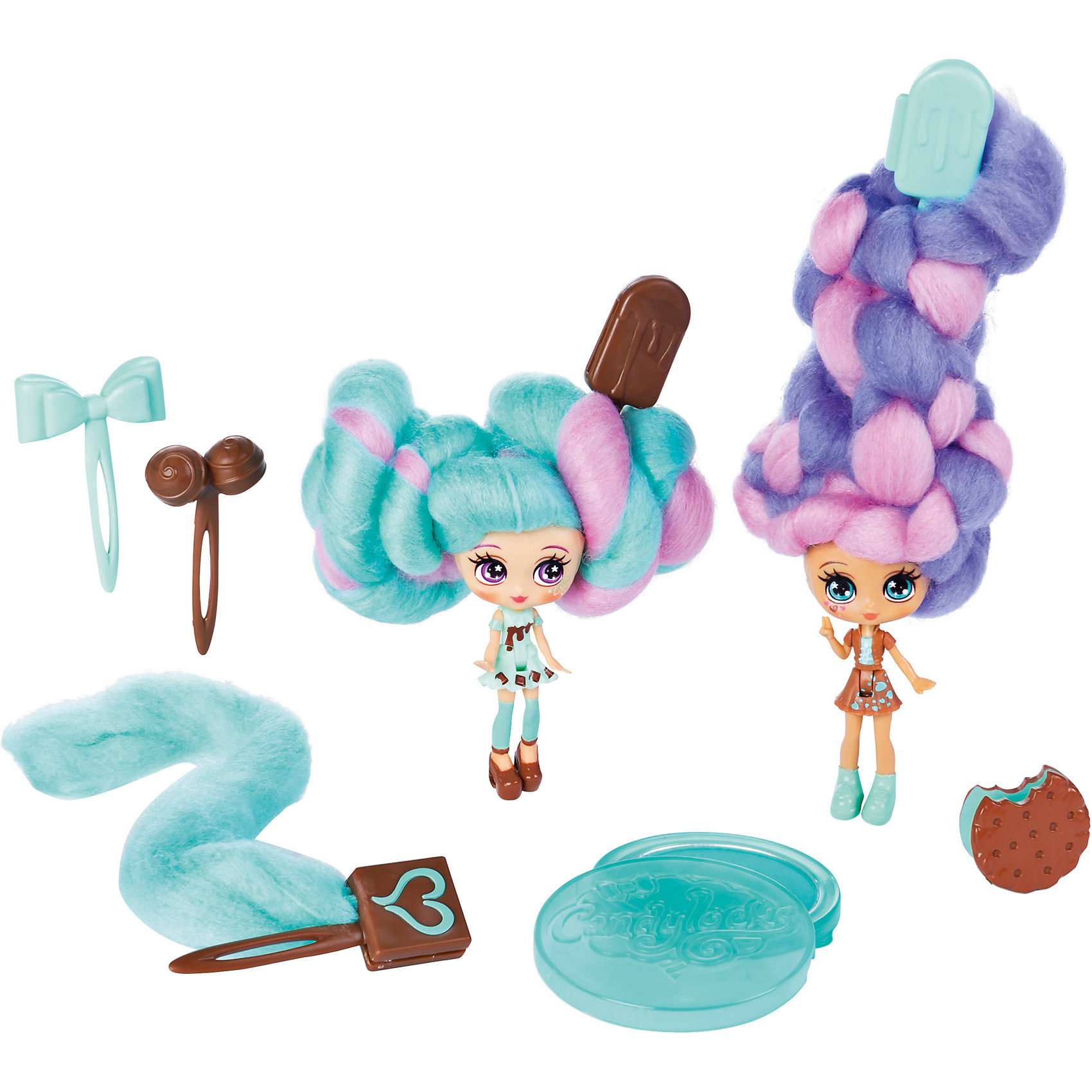 Набор мини-кукол Candylocks "Сахарная милашка" Минт и Шоко, 8 см Spin Master 12598479