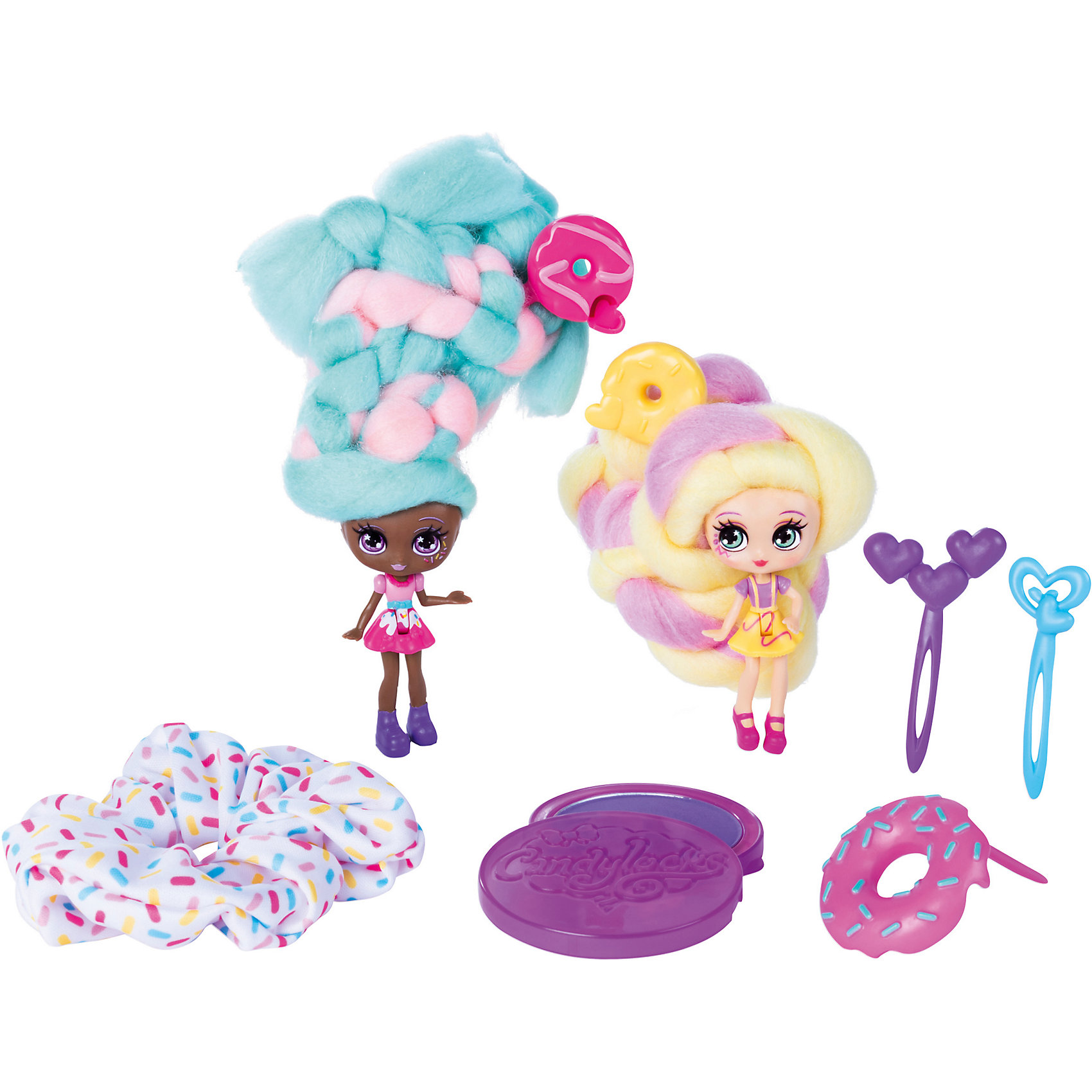 Набор мини-кукол Candylocks "Сахарная милашка" Донна и Нат, 8 см Spin Master 12598483