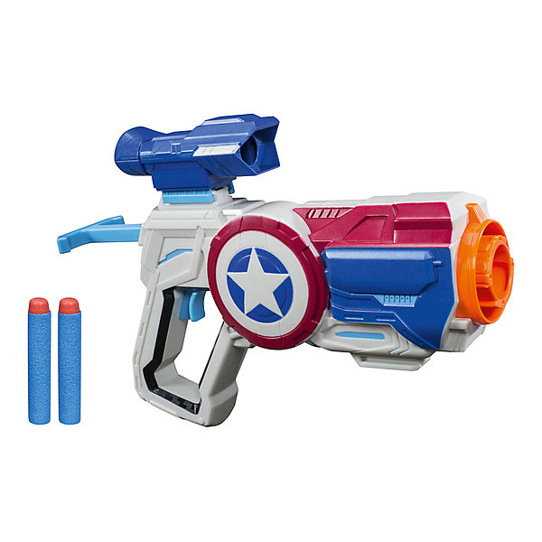 

Сборная экипировка-бластер Avengers Nerf Капитан Америка, Разноцветный