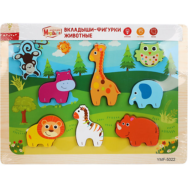

Вкладыши-фигурки Mapacha Животные