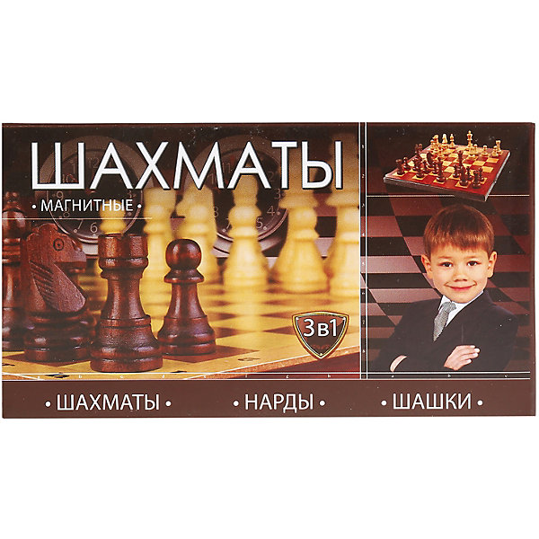 

Шахматы Играем Вместе, магнитные 3-в-1