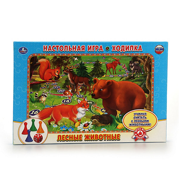

Настольная игра-ходилка Умка Лесные животные