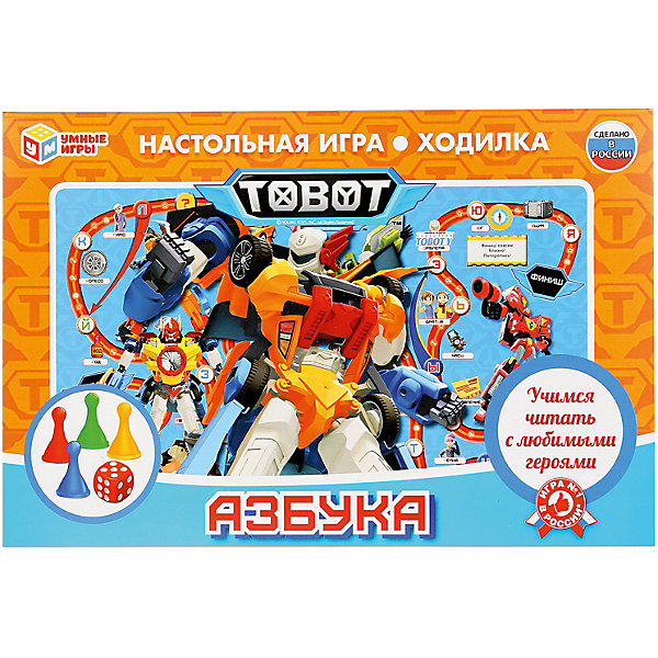 

Настольная игра-ходилка Умные игры Азбука, тоботы