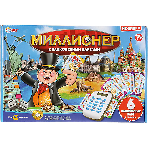 

Настольная игра Умные игры Миллионер с банковскими картами