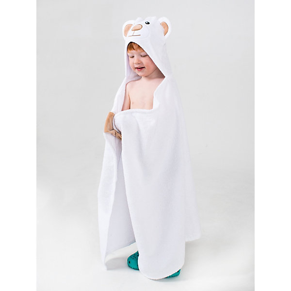 

Полотенце с капюшоном BabyBunny, Белый, Полотенце с капюшоном BabyBunny