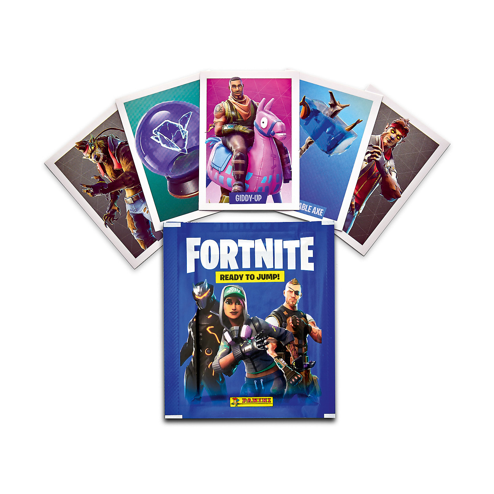 фото Альбом Panini Fortnite и блистер с наклейками, 6 пакетиков