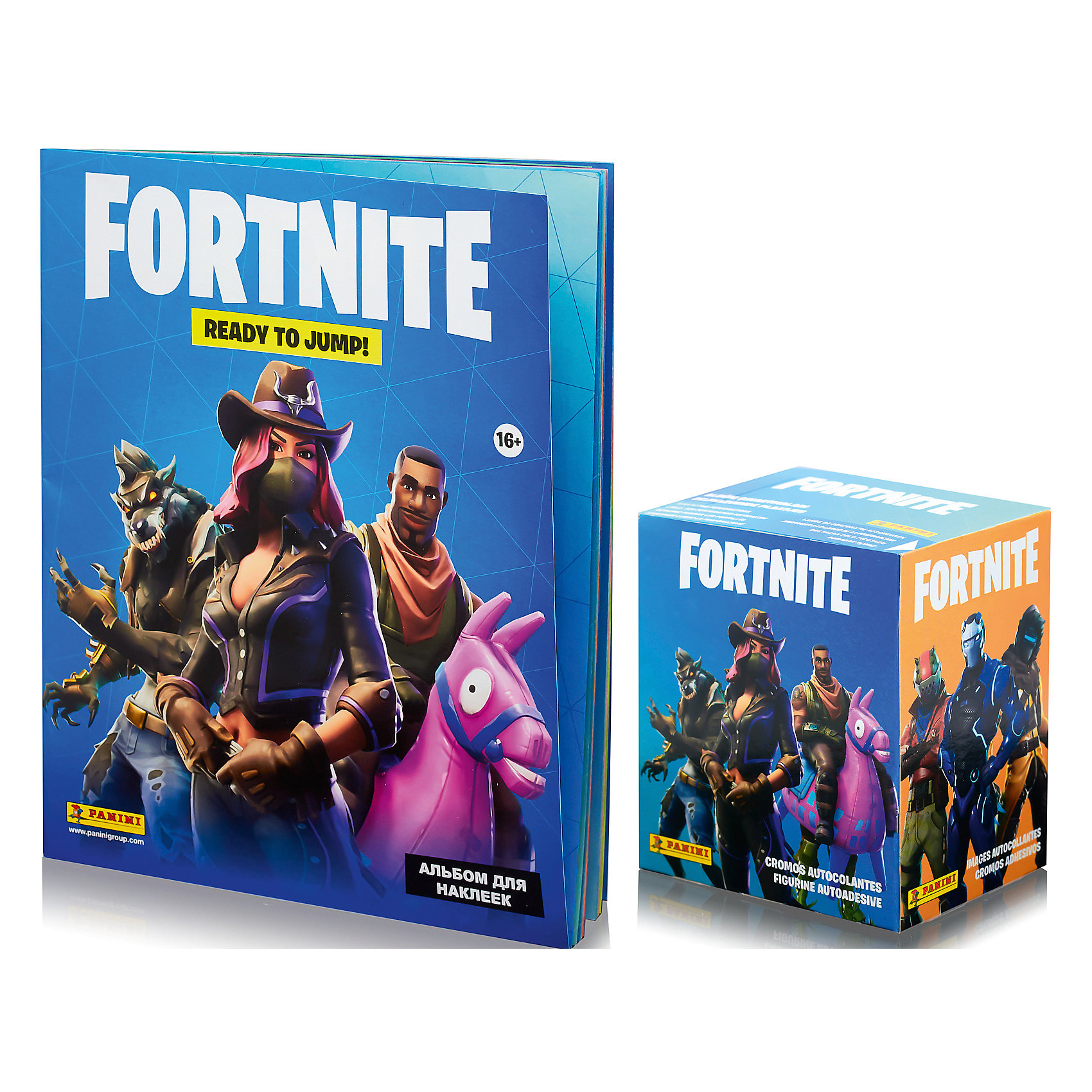 фото Бокс с наклейками Panini Fortnite, 50 пакетиков