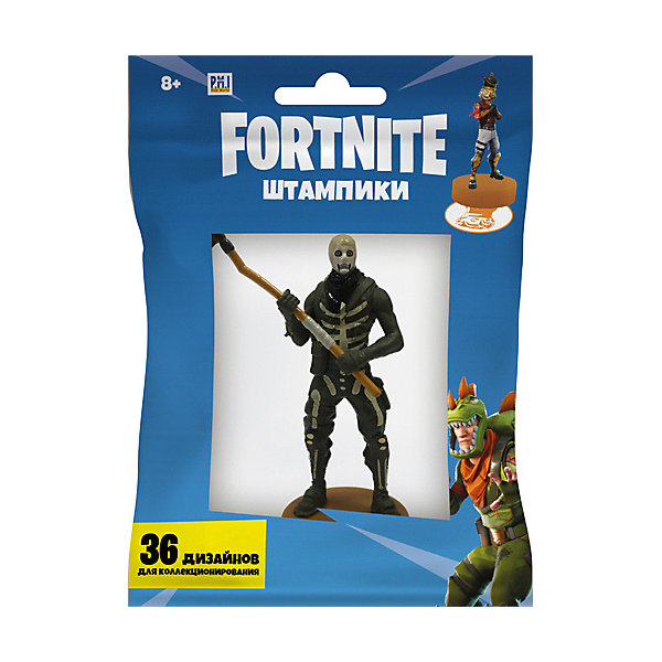 

Фигурка-штамп Fortnite "Скелет, Черный, Фигурка-штамп Fortnite "Скелет"